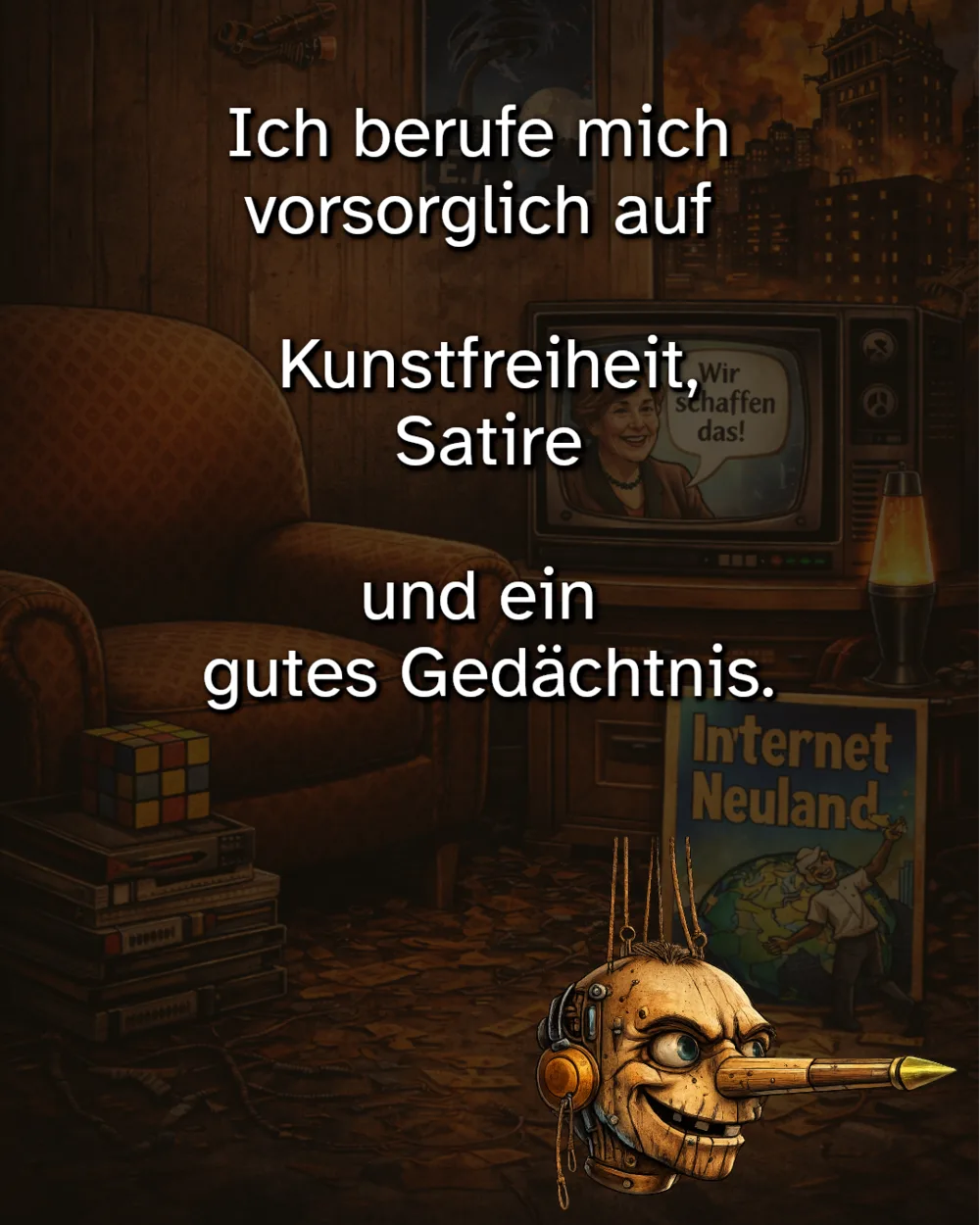 Instagram-Bild: Kunstfreiheit, Satire und ein gutes Gedächtnis