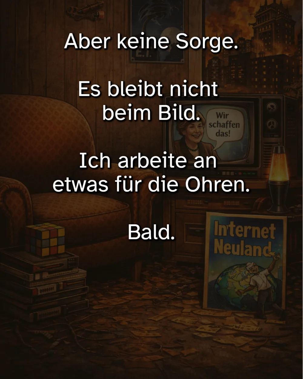Instagram-Bild: Es bleibt nicht beim Bild. Ich arbeite an etwas für die Ohren.